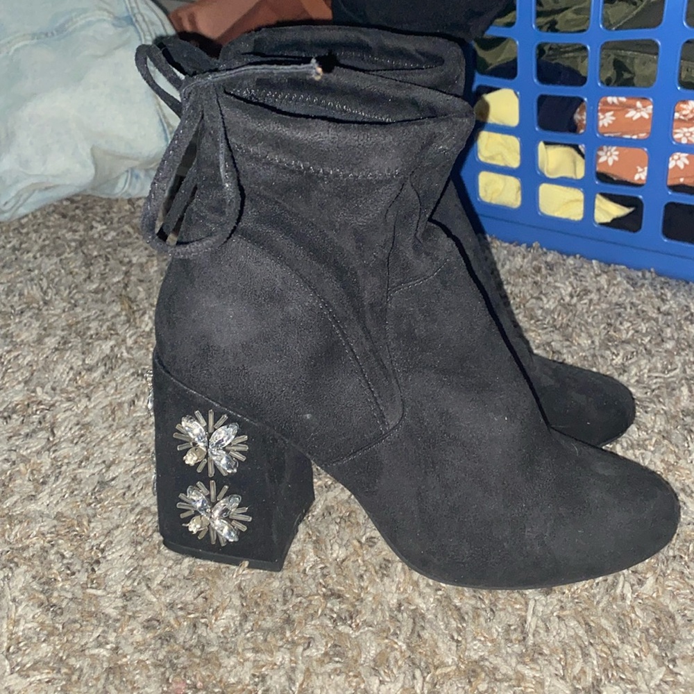 Embellished Booties